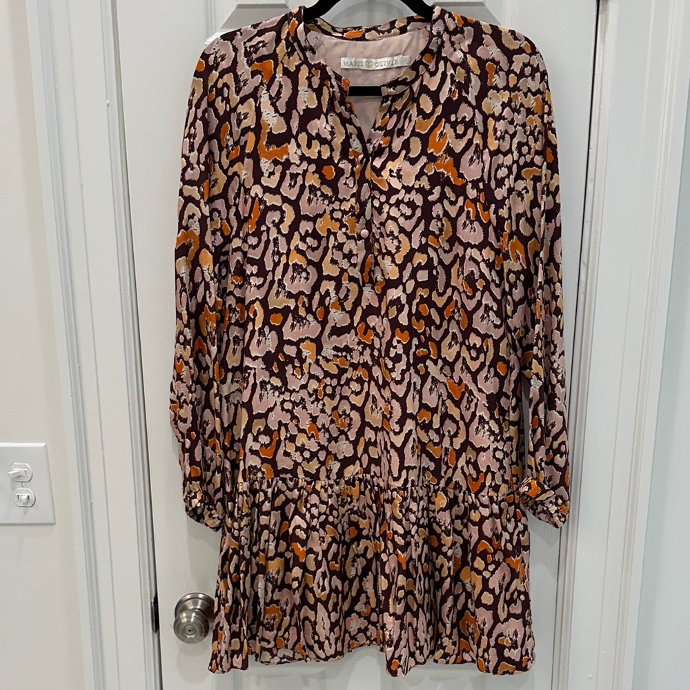Marie Oliver Animal Print Dress